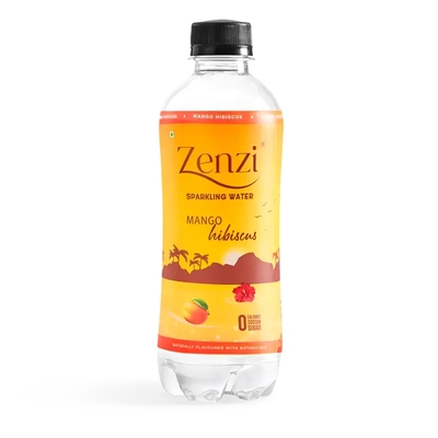 Mango Hibiscus Sparkling Water image