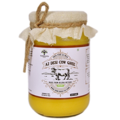 A2 Desi Cow Ghee From A2 Milk Prepared By Traditional Bilona Method 500Ml image