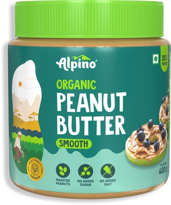 Alpino Organic Natural Peanut Butter Smooth image