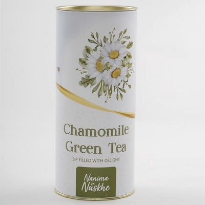 DIBHA Chamomile Green Tea (Ready to Drink Instant Tea Cups) Relieves Stress Relief & Supports Sleep, Antioxidants Rich, 60g image