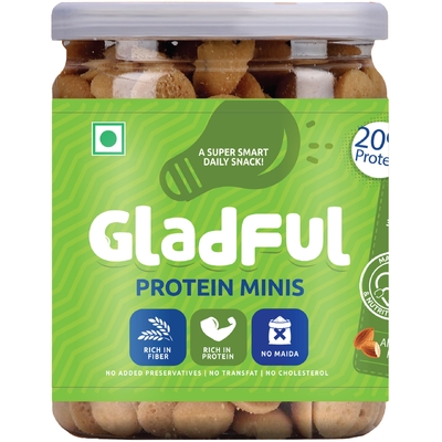 Gladful Almondy Protein mini cookies for kids and families Cookies (150 g) image