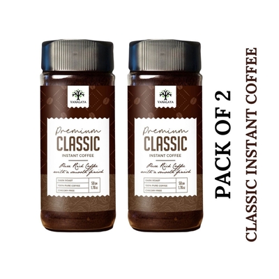 Southern Classic Instant Coffee 70% Arabica & 30% Chicory Coffee Pack Of 2 image